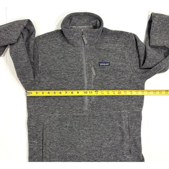 Patagonia Mens Synchilla Marsupial Jacket 1/2 Zip Fleece Pullover Sz Small Gray - Picture 9 of 10